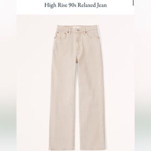 Women's Beige Jeans